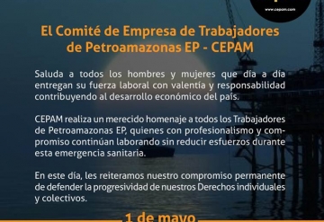 Día Internacional del Trabajador 2020 CEPAM